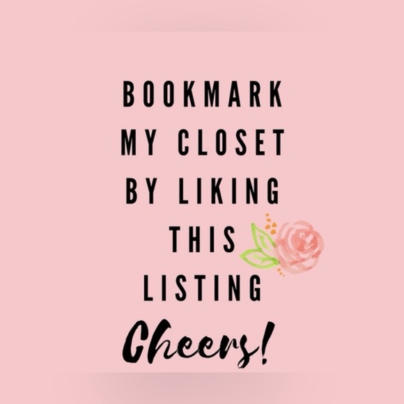 Other - BookMark my Closet -Like This listing to be notified  of price drops $ ⬇️& SALES